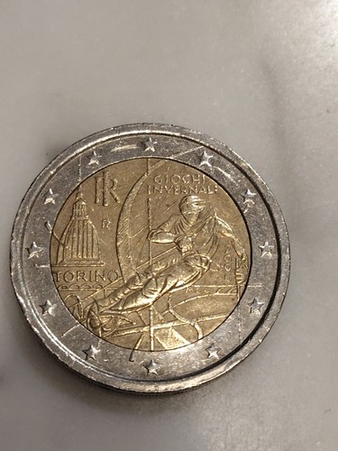 Moneta euro giochi invernali - moneta,