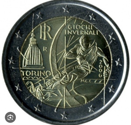 Moneta rara euro giochi - rara,