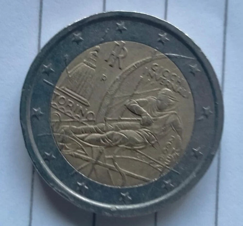 Moneta euro giochi - moneta,