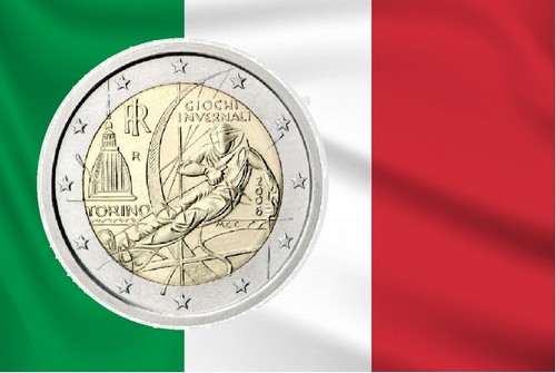 Italia 2006 2 euro - italia,