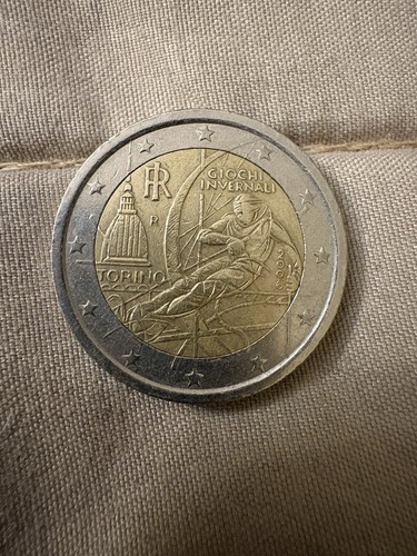 Moneta euro giochi invernali - moneta, 2