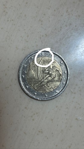 Moneta euro giochi invernali - moneta,