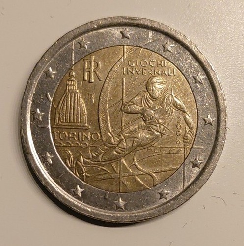 Moneta euro giochi invernali - 2,