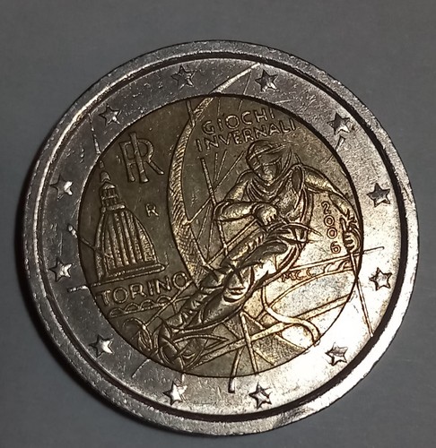 Moneta euro giochi - giochi, invernali