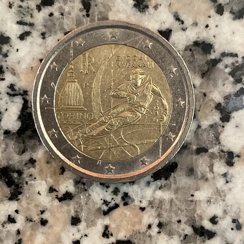 Moneta euro giochi invernali - moneta,