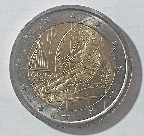 Moneta euro italia - moneta,
